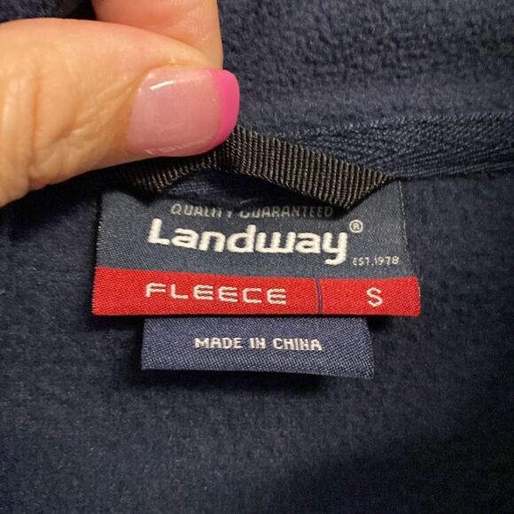 San Diego Symphony Summer Pops- Navy blue fleece zip up- Size small - Picture 5 of 6